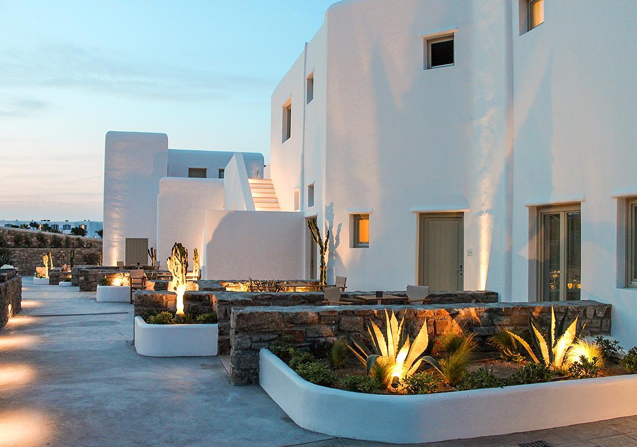 ホテル Mykonos Cactus オルノス エクステリア 写真
