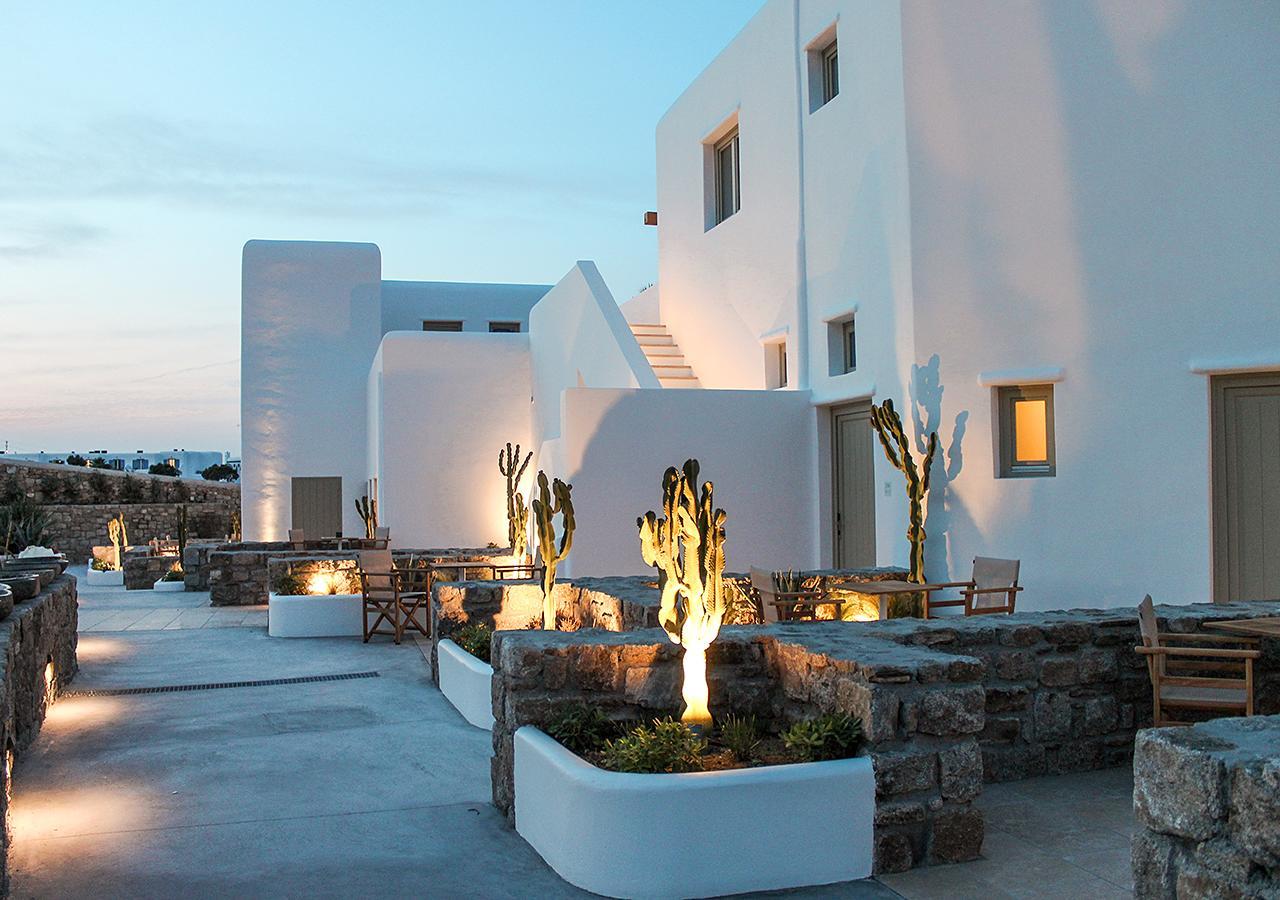ホテル Mykonos Cactus オルノス エクステリア 写真