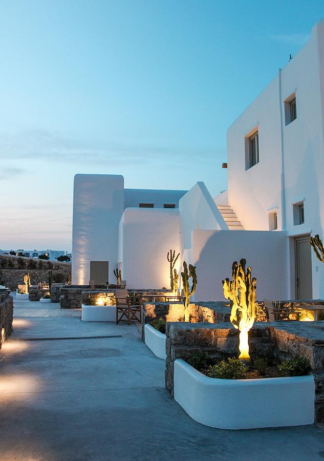 ホテル Mykonos Cactus オルノス エクステリア 写真