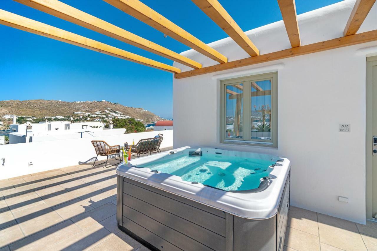 ホテル Mykonos Cactus オルノス エクステリア 写真